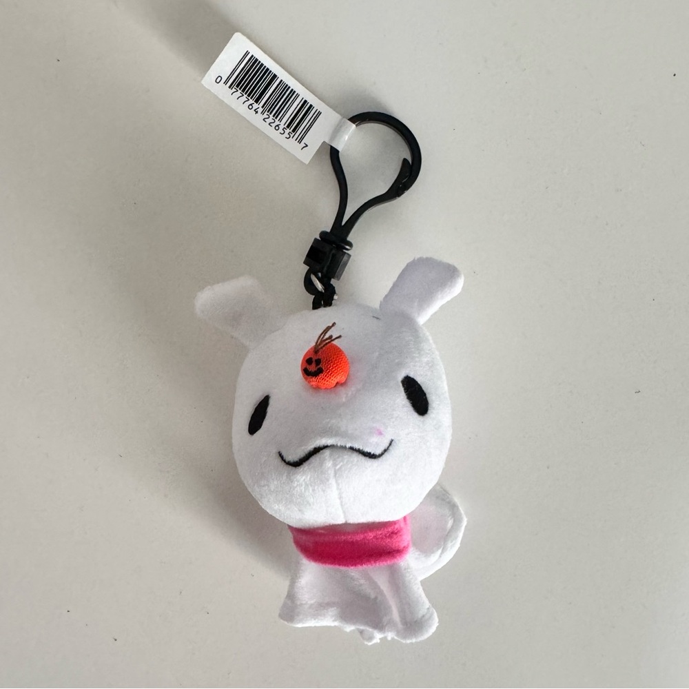 NWT Nightmare Before Christmas Plush Keychain Zero Ghost Dog from Halloweentown